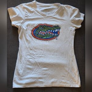 University of Florida SEC UF Campus Coture Large Gators Logo Rhinestone Tshirt